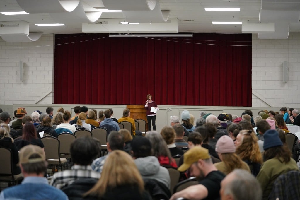 ReDi Grant funding participants at the Revelstoke Community Centre multipurpose room.