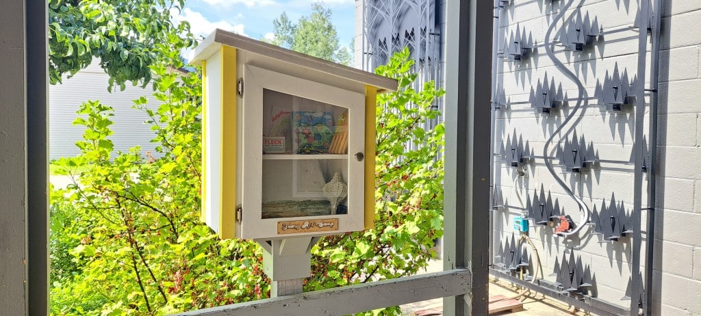 Revelstoke Visual Arts Centre teeny art swap library