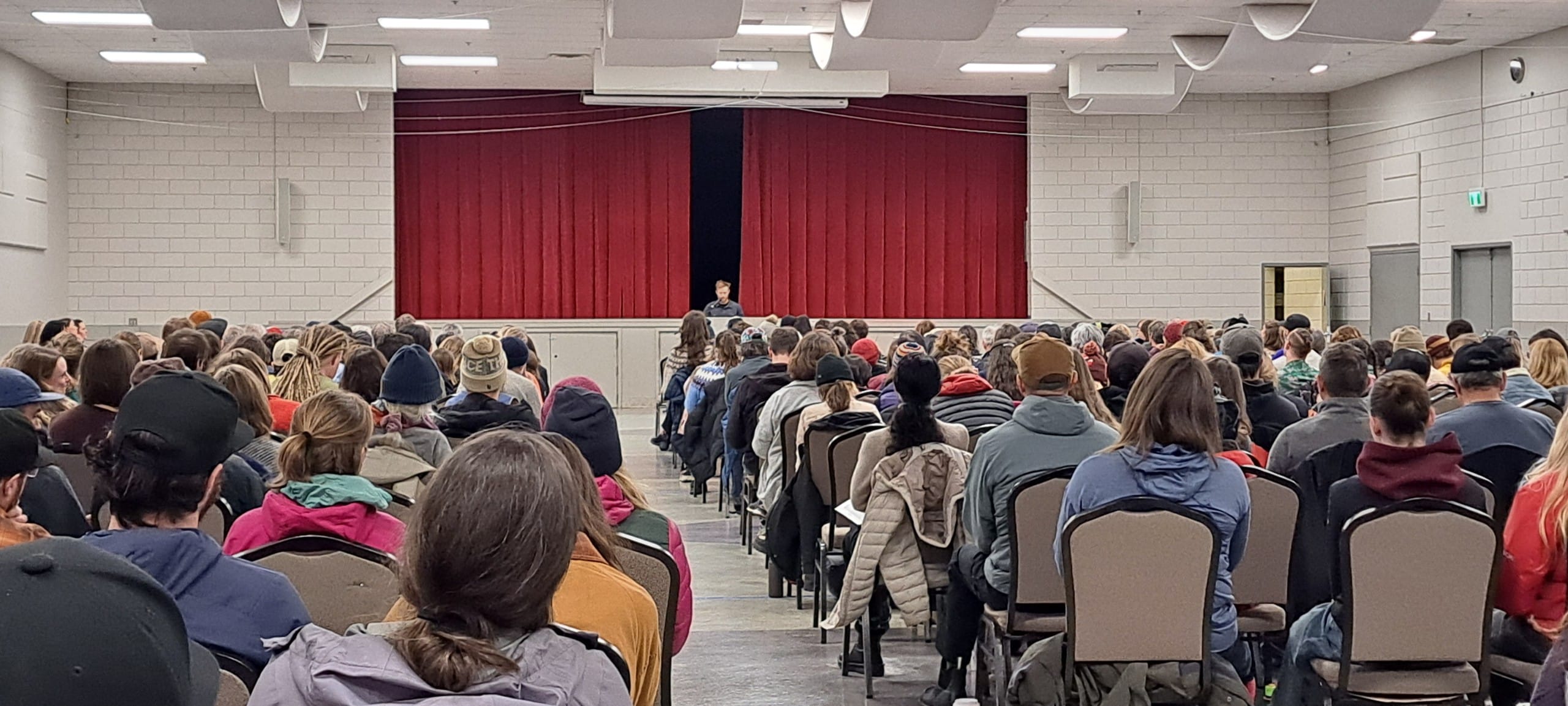 Crowds at the Revelstoke ReDi Grant 2026 voting night